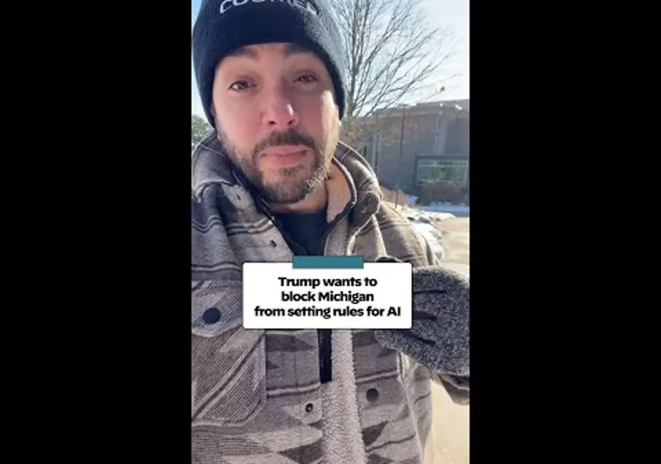 WATCH: Trump wants to block Michigan from setting rules for AI