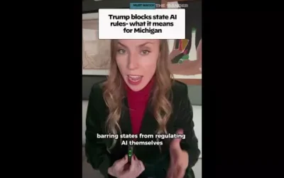 WATCH: Trump blocks state AI rules