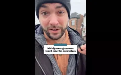 WATCH: Michigan congressman won’t meet his own voters