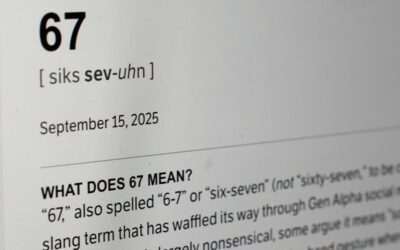 Viral ‘6-7’ tops 2025 list of overused words and phrases