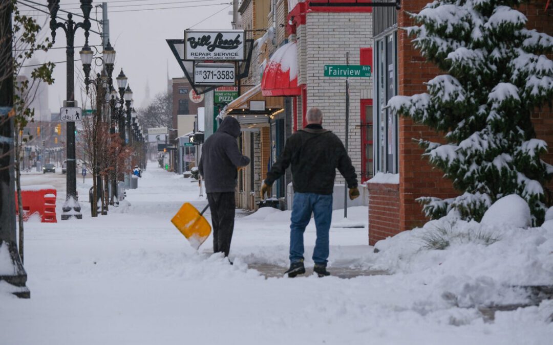 ‘Potentially historic blizzard’ hits Michigan. Will it break records?