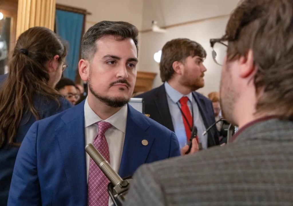 State Sen. Darrin Camilleri joins push to block ICE detention center in Romulus