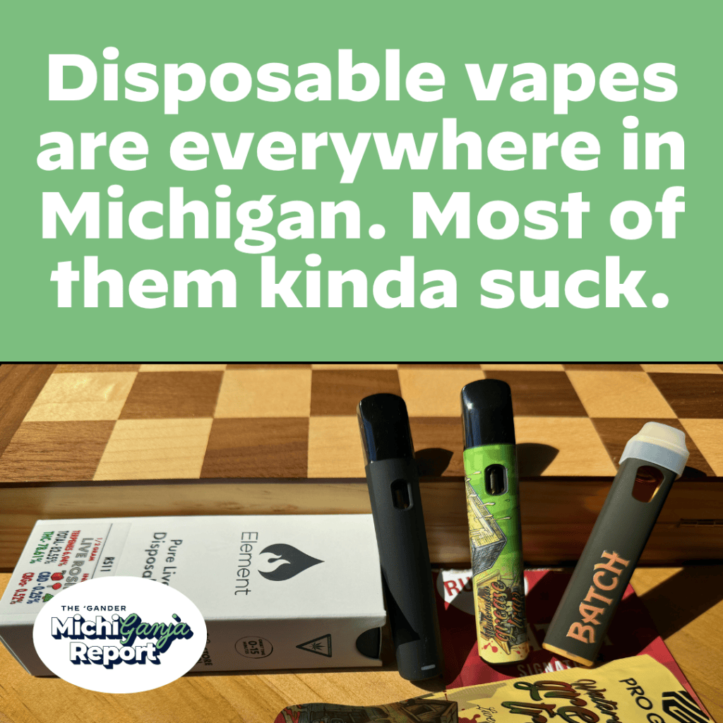 Most disposable vapes in Michigan kinda suck