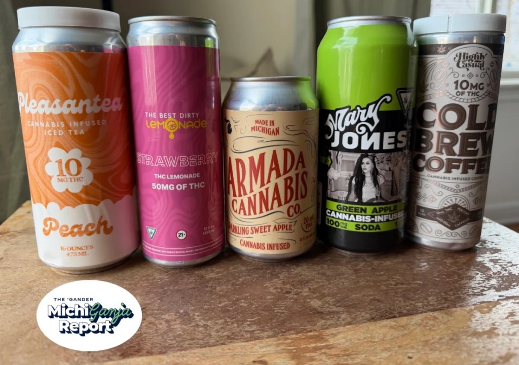 One company makes most of Michigan’s cannabis drinks. I tried 5 of them