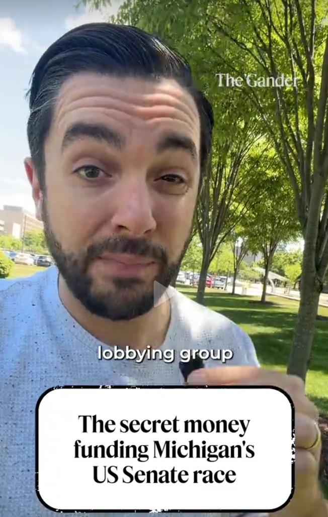 The secret money funding Michigan’s US Senate race
