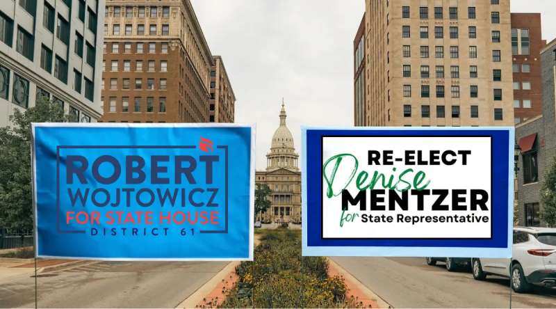 State Rep. Denise Mentzer is facing off against Robert Wojtowicz in Michigan's general election on Nov. 3.